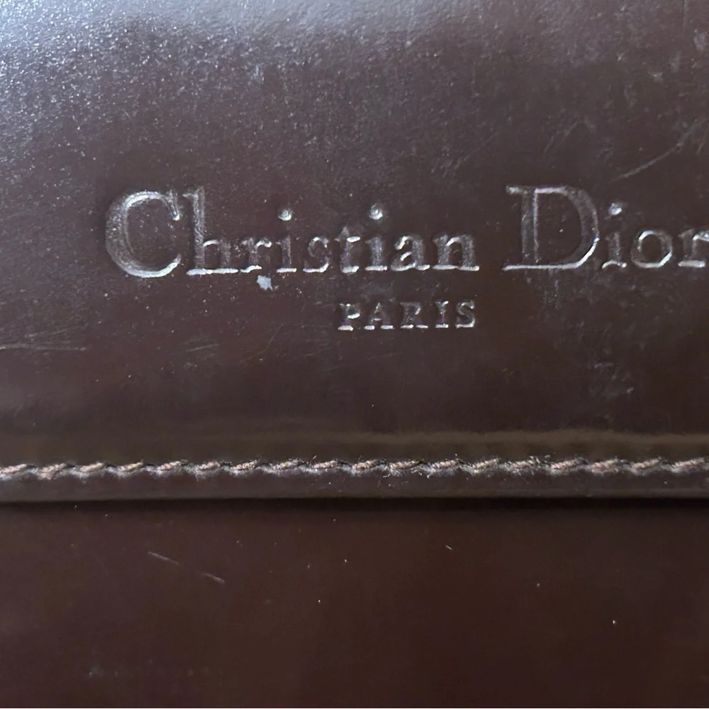 Dior Dark Brown Leather Wallet